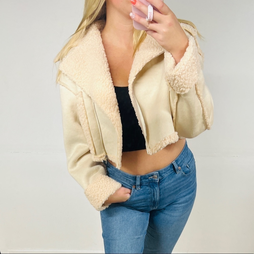 Shein Fashion Cream Jacket